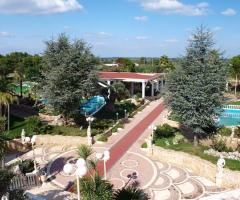 Reggia di Giano - Veduta dall'alto della location di matrimonio