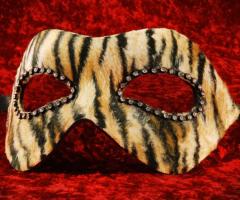 Maschera Colombina con strass