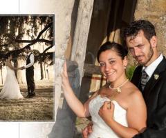 Fotografia degli sposi dopo la cerimonia