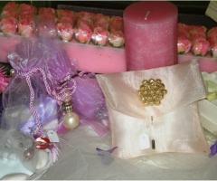 Particolare delle bomboniere per le nozze