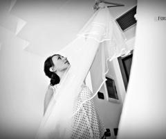 Matrimonio inglese sposa bianco nero - FotoWireless