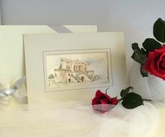 Acquerelli per Bomboniere -Masseria Pugliese