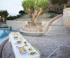 Banchetto in piscina- Castello di Monterado