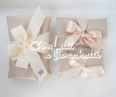 Bustine in raso rosa cipria - Confetti e Fiocchetti