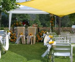 Addobbi floreali con girasoli