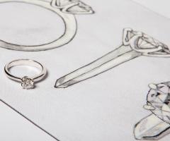 Solitari in oro con diamanti