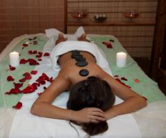 Momento di relax per la sposa