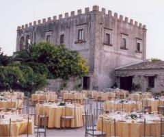 Facciata esterna della location per ricevimento di matrimonio - Torre Rodosta