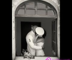 Foto del bacio degli sposi