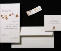 Partecipazioni di nozze floreali