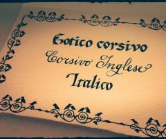 La Bottega delle Arti - I dettagli dei caratteri