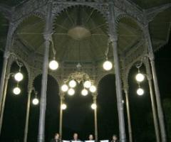 Gli Etna Sax Quartet durante la festa di matrimonio