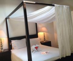 La Suite della villa per la prima notte di nozze