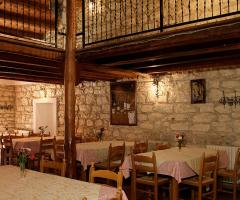 L'accogliente sala interna