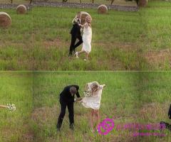 Fotogrammi degli sposi