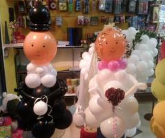 Palloncini a forma di sposi