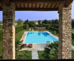 La piscina della villa