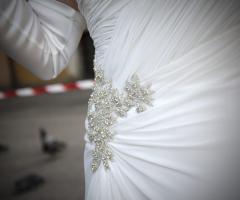 Dettaglio vestito sposa