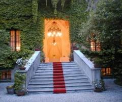 Entrata della location di nozze