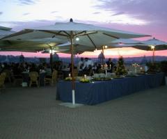 Buffet in terrazza capitolina