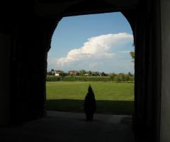 Vista dalla villa sul parco