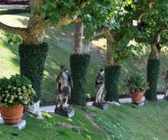 Giardino per ricevimento di matrimonio presso Villa Carollo
