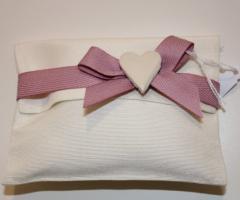 Sacchettini con cuore lilla - Il Capriccio Bomboniere a Genova Pegli