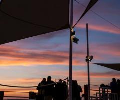 Il tramonto sul amre