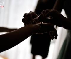 Foto a casa della sposa