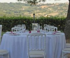 Tavoli per il ricevimento di matrimonio