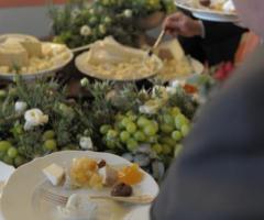 Buffet del ricevimento di nozze
