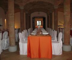 I tavoli delle Scuderie Ducali