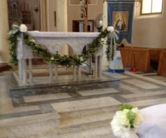 Allestimento della chiesa - Alba Flora Home