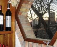 La cantina del ristorante La Rocca