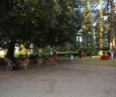 Giardino della villa per matrimoni