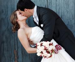 Foto del bacio degli sposi