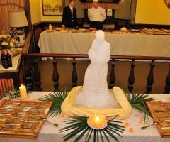 allestimento del buffet