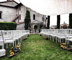 Rito civile in giradino - Castello Malaspina Varzi