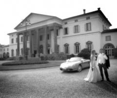 Panoramica della Villa Caroli Zanchi a Stezzano (Bergamo)
