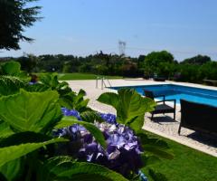 La piscina della villa