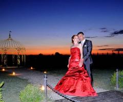 Foto sposi all'aperto