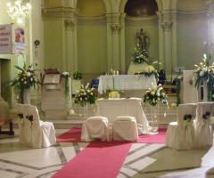 Addobbo floreale chiesa