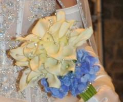 Bouquet gioiello a stelo lungo