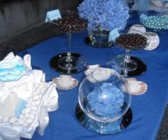 Confettata con ortensie blu - Sogni Confettati