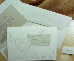 Partecipazioni di nozze delicate