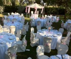Ricevimento di matrimonio in giardino a Pisa
