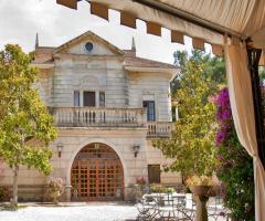 Villa Vergine - La facciata principale