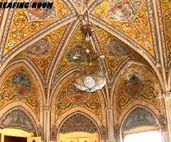 Affresco della briefing room della Tonnara Florio