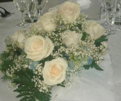 Centrotavola del buffet nuziale