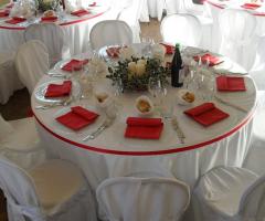 Il Partycolare - Dettagli rossi ricevimento di nozze